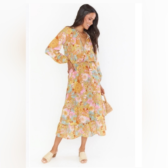 Show Me Your MuMu Dresses & Skirts - Show Me Your Mumu Cait Midi Dress size XSmall Xs color groovy blooms